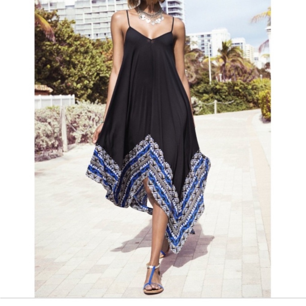 Express Handkerchief Flowly Spaghetti Strap Dress New with tags